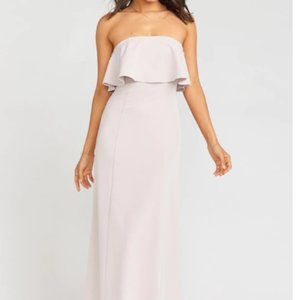 Show me your mumu bridesmaid dress in Show me the ring crisp